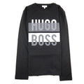 Hugo Boss Kids Printed Logo L/s T Shirt Black