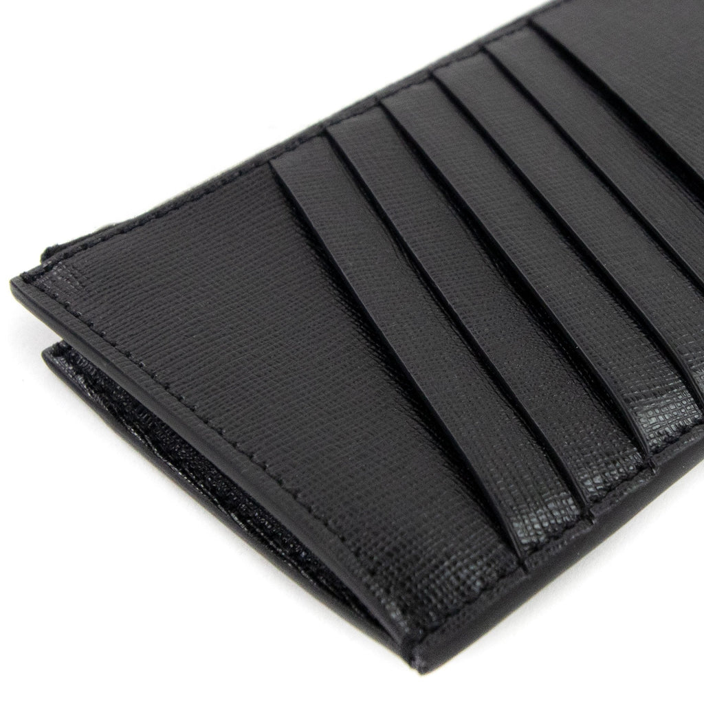 Off White Binder Card Case Black/White