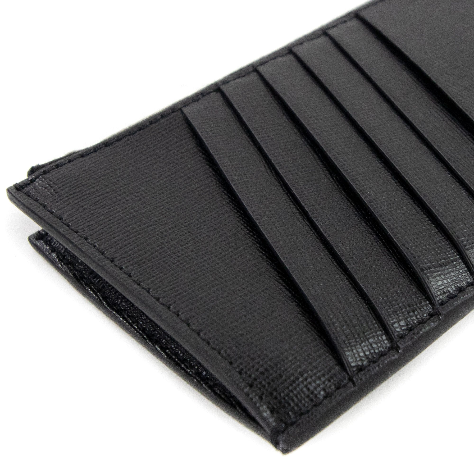Off White Binder Card Case Black/White