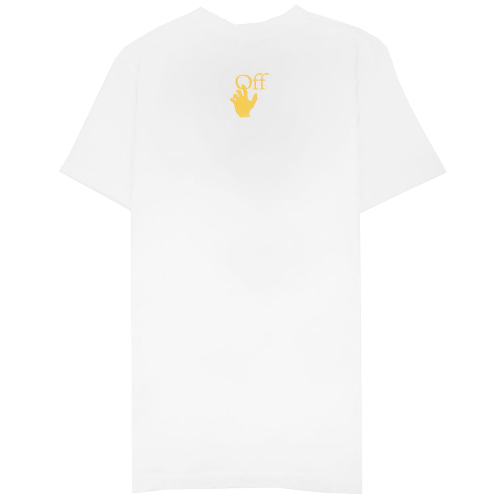 Off White Carav Painting S/s Slim T Shirt White Multi