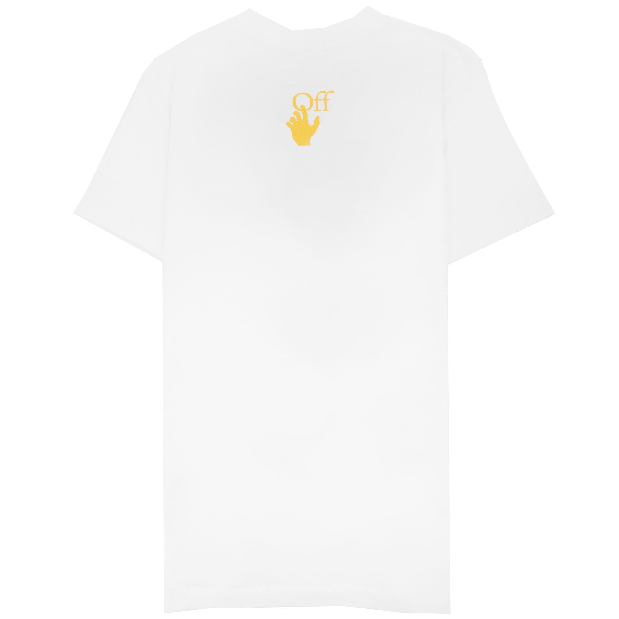 Off White Carav Painting S/s Slim T Shirt White Multi