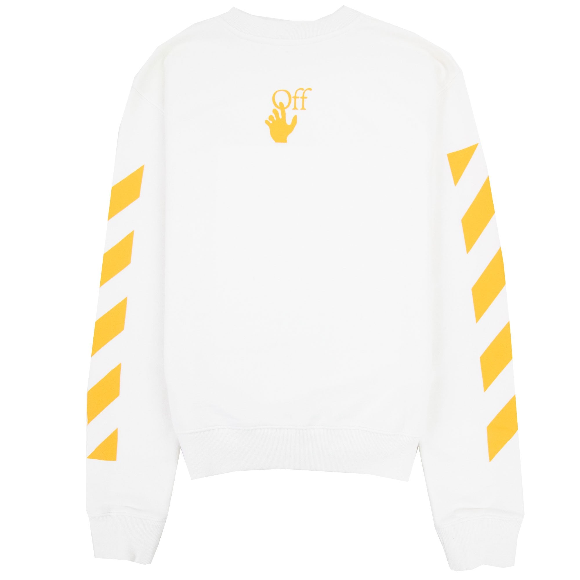 Off White Carav Painting Slim Crewneck Sweatshirt White Multi