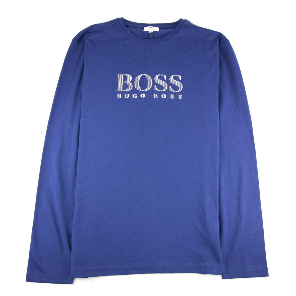 Hugo Boss Kids Logo Broken Logo T Shirt Blue