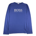 Hugo Boss Kids Logo Broken Logo T Shirt Blue