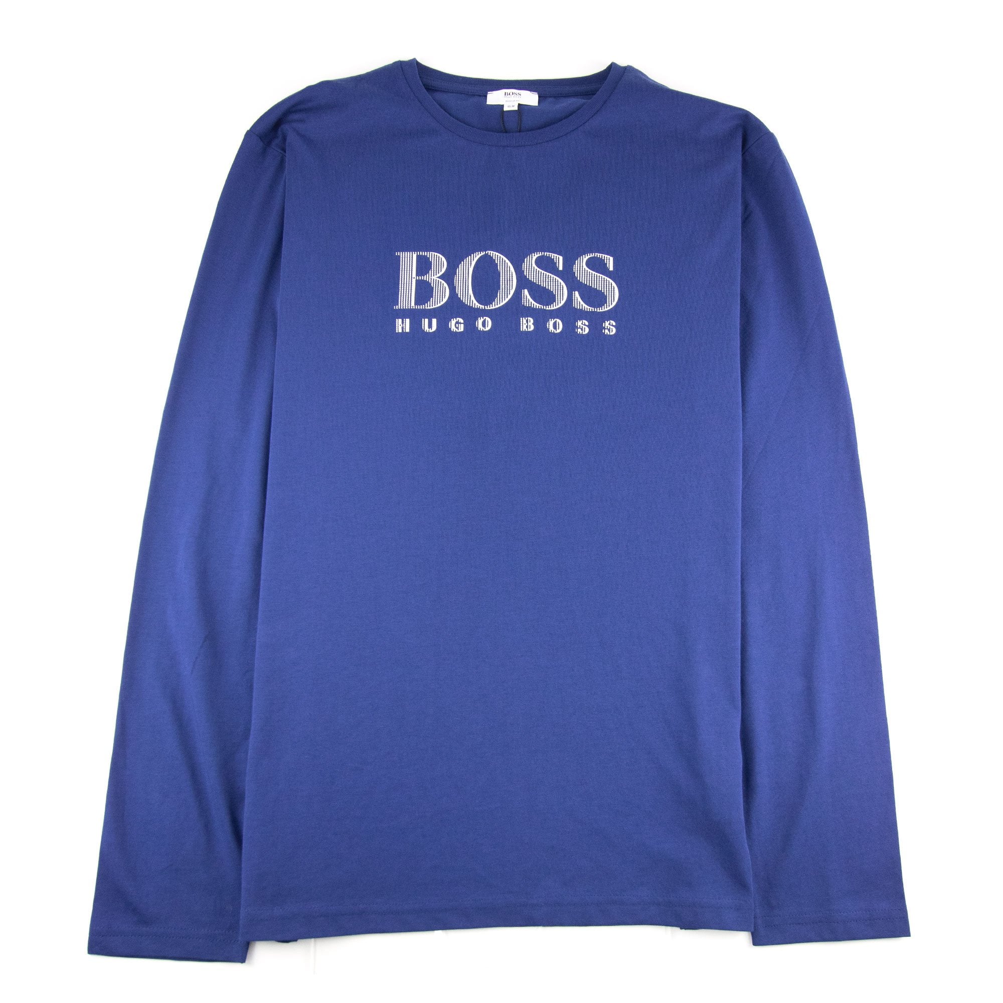 Hugo Boss Kids Logo Broken Logo T Shirt Blue