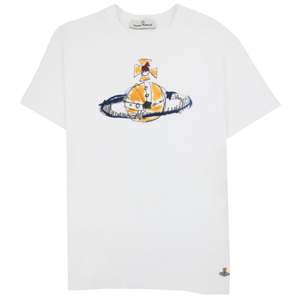 Vivienne Westwood Kid Orb Classic T Shirt White
