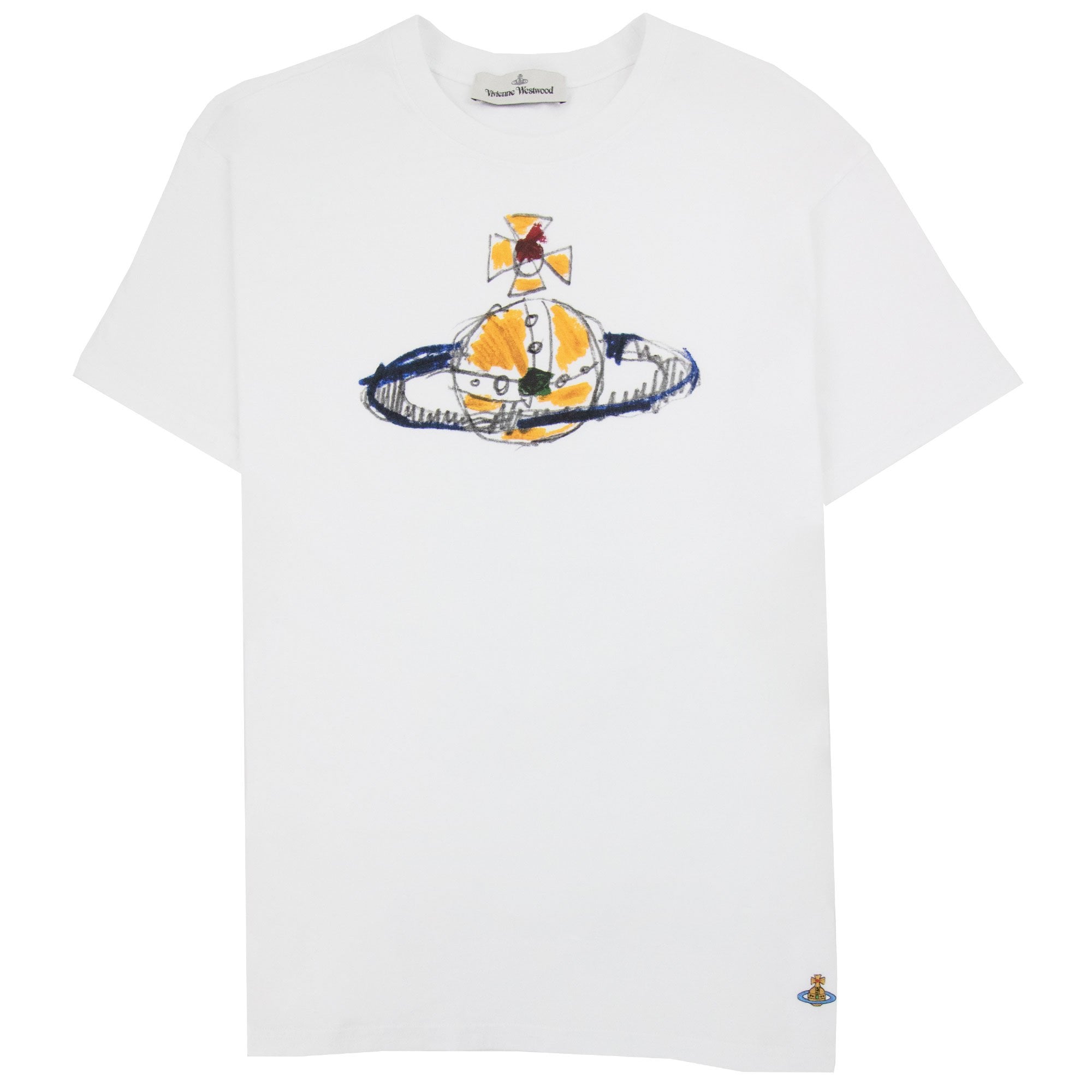Vivienne Westwood Kid Orb Classic T Shirt White