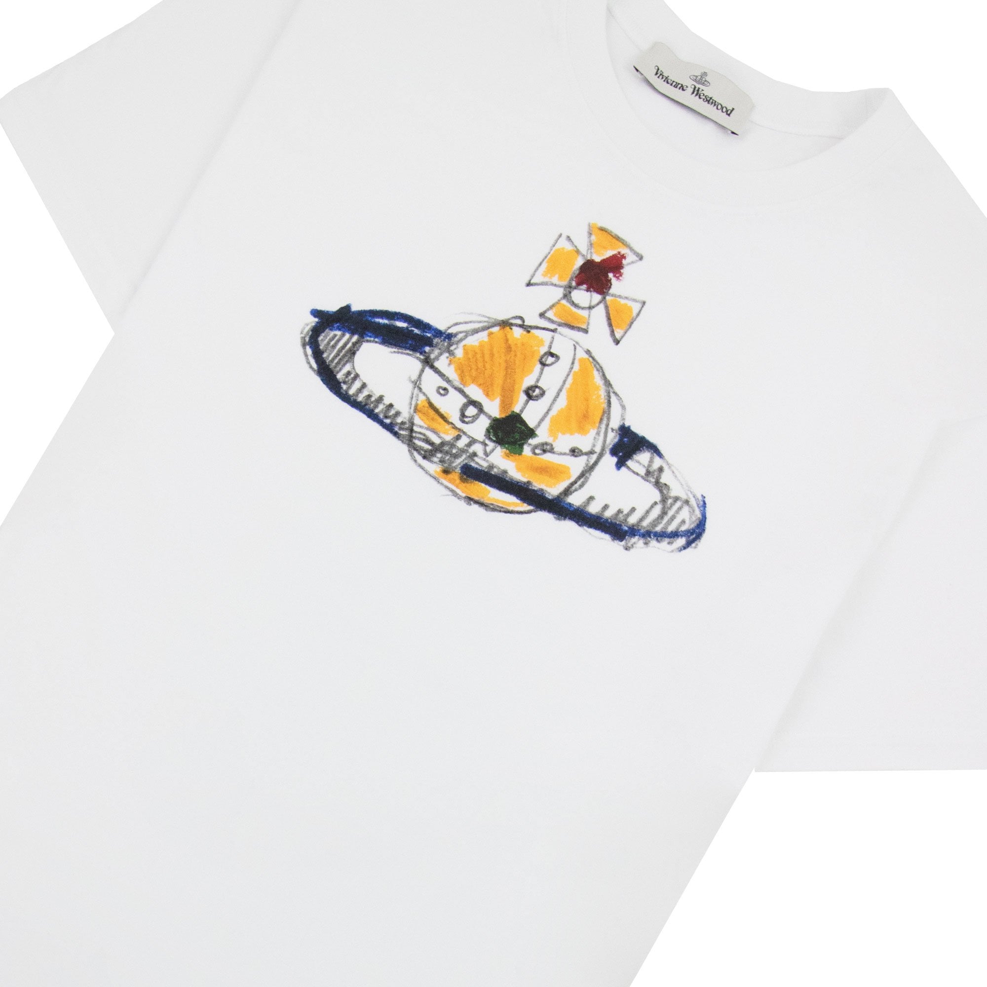 Vivienne Westwood Kid Orb Classic T Shirt White