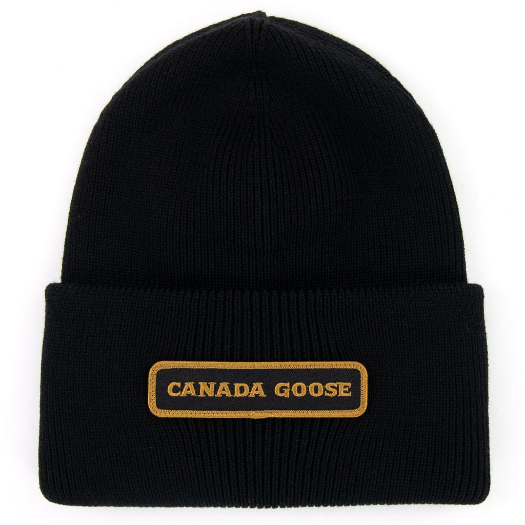 Canada Goose Emblem Rin Toque Beanie Black