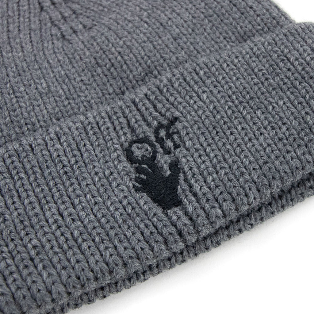 Off White Hand Off Wool Rib Beanie Grey/black
