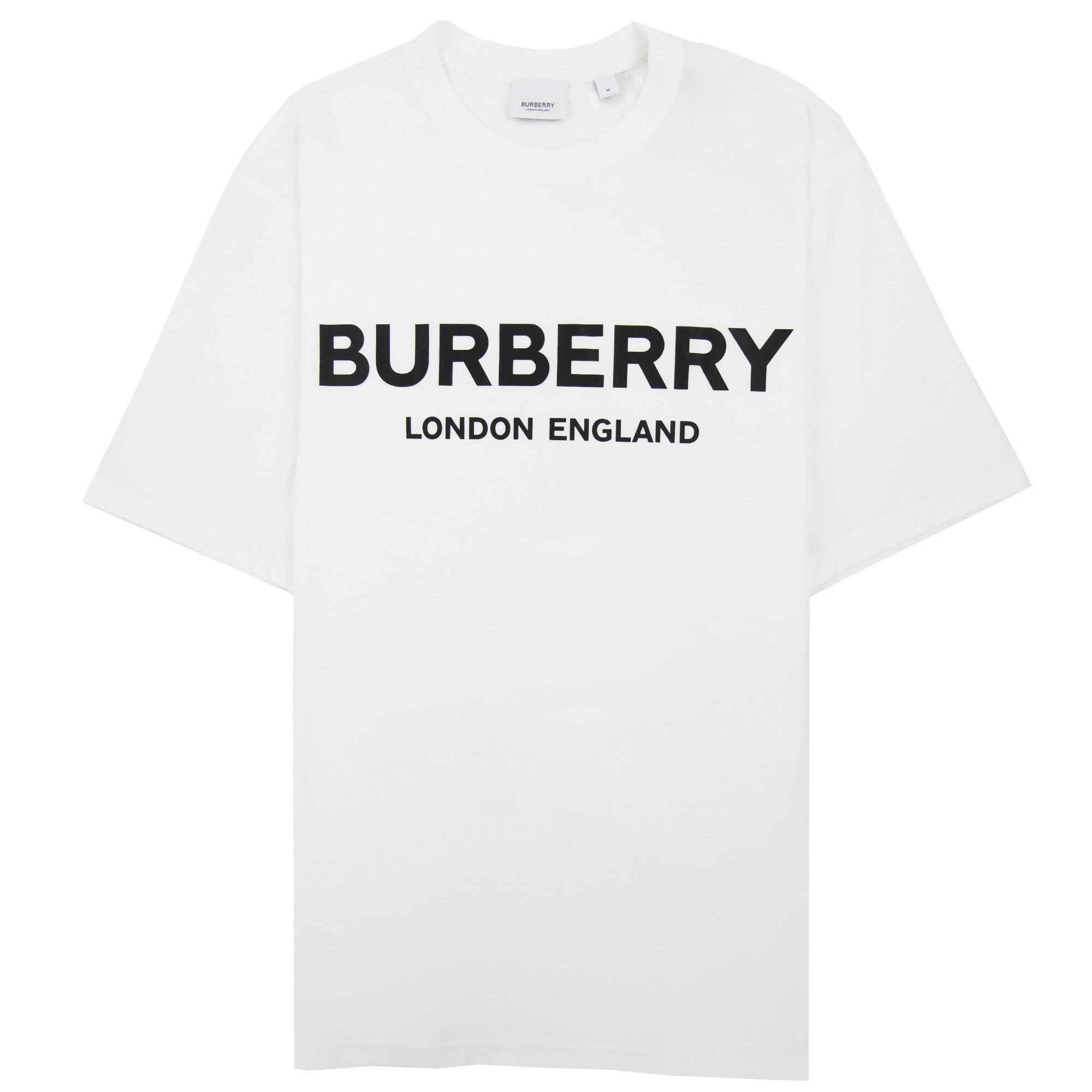 Burberry Logo Print T Shirt White