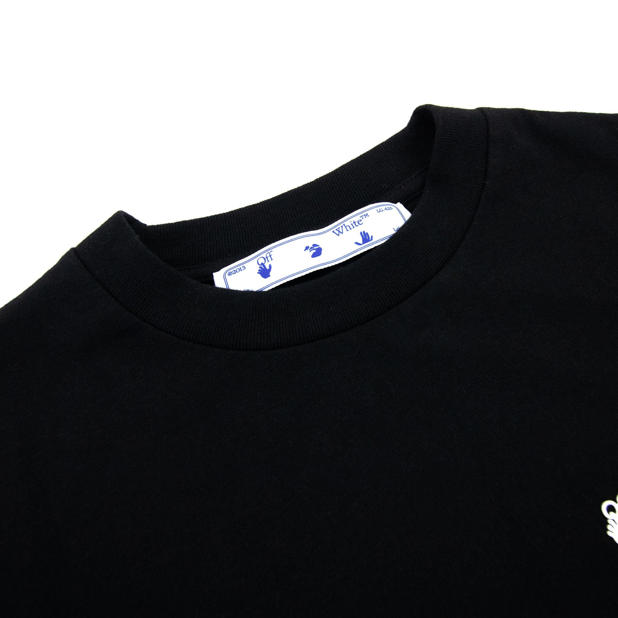 Off White Women Ow Logo Regular T Shirt Black/white