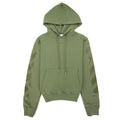 Off White Rubber Arrow Slim Hoodied Sweatshirt Green