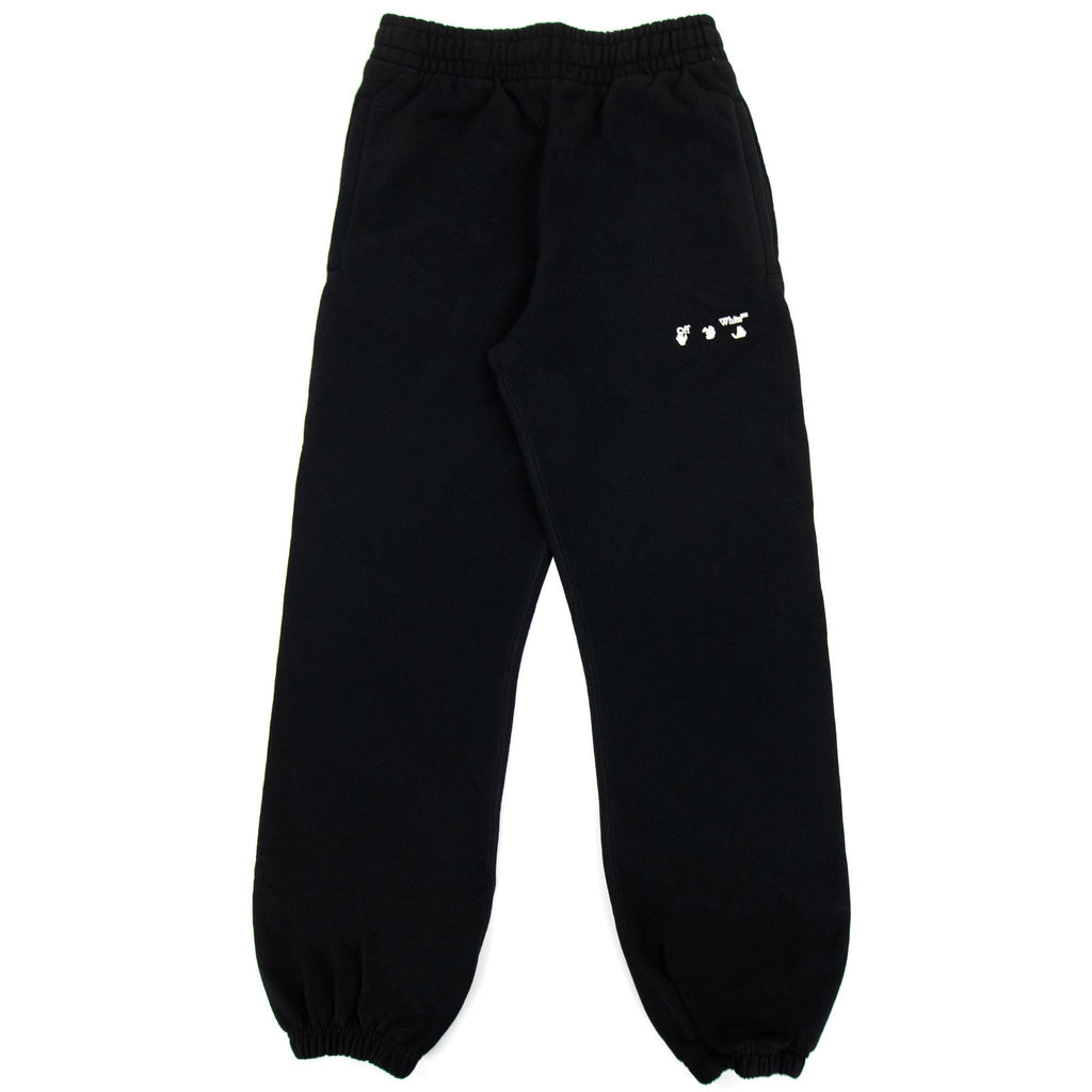 Off White Ow Logo Slim Sweatpant Black/white