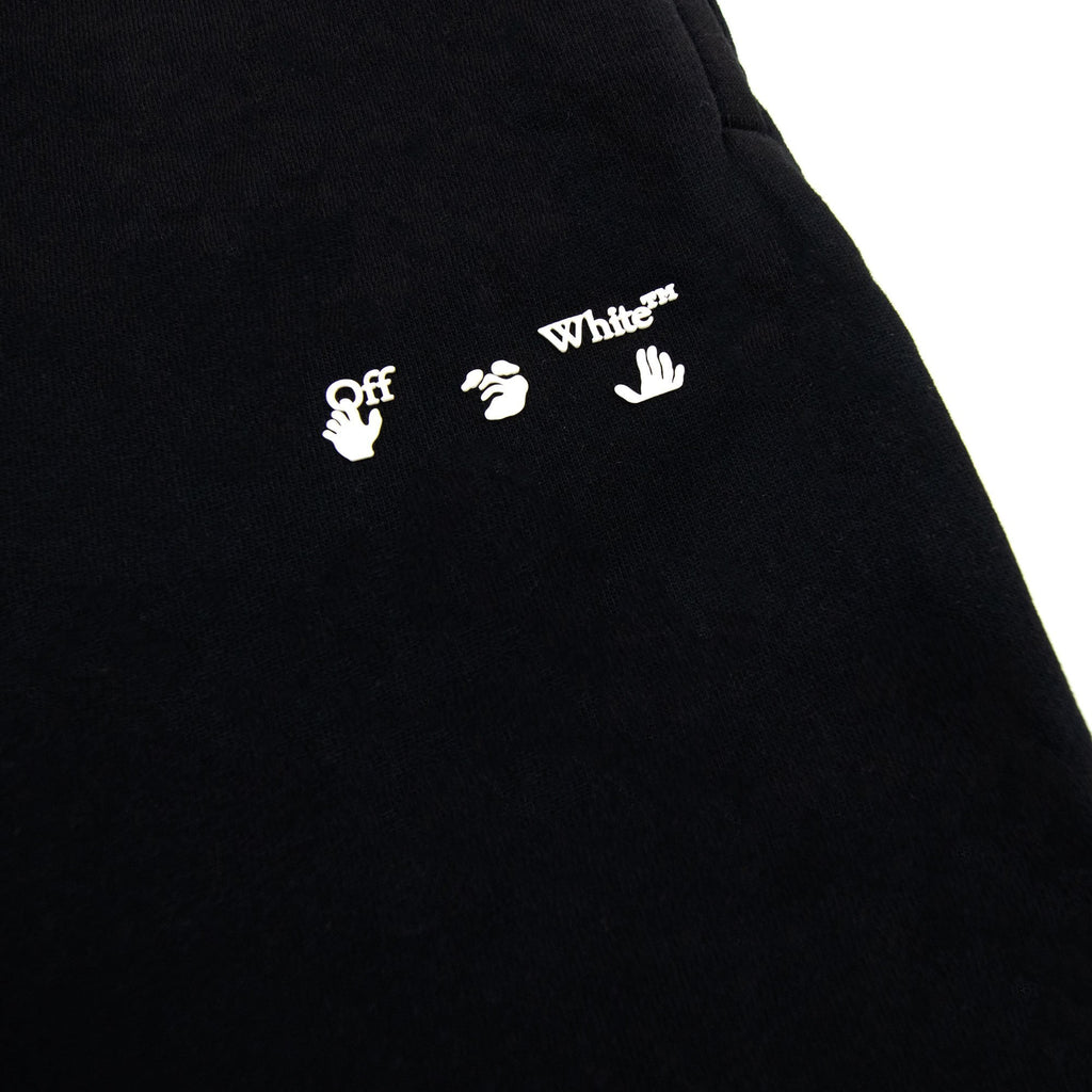 Off White Ow Logo Slim Sweatpant Black/white