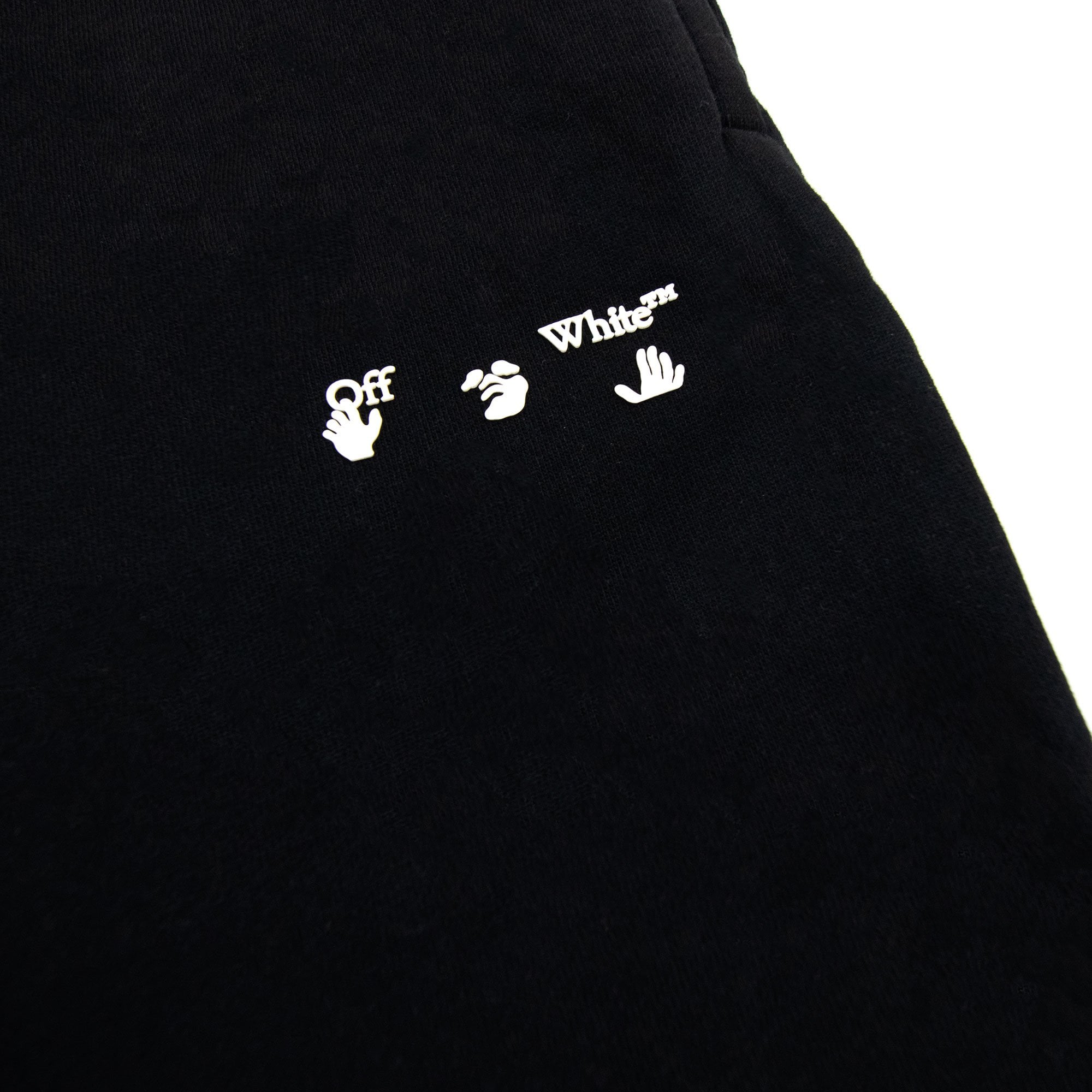 Off White Ow Logo Slim Sweatpant Black/white