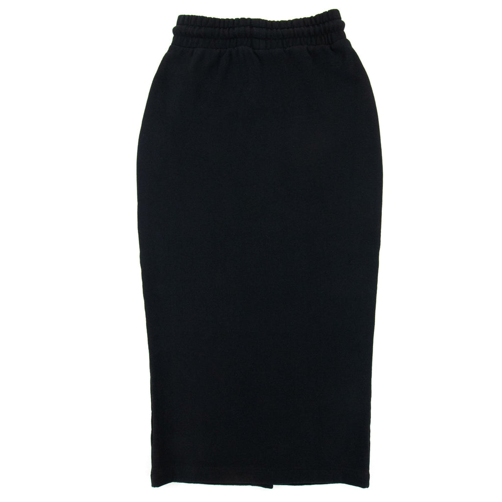 Off White Women Logo Midi Skirt Black/white