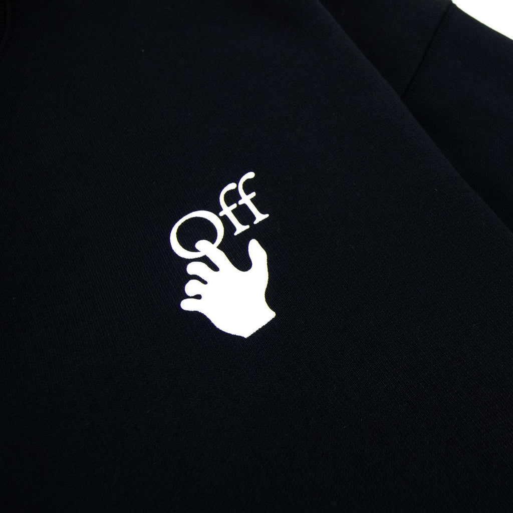 Off White Cut Here Arrow Skate Sweatshirt Black/white