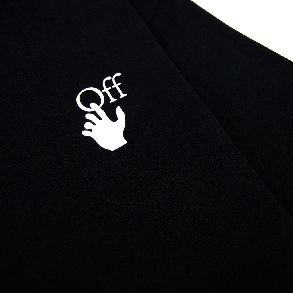Off White Hand Logo S/s Skate T Shirt Black/white