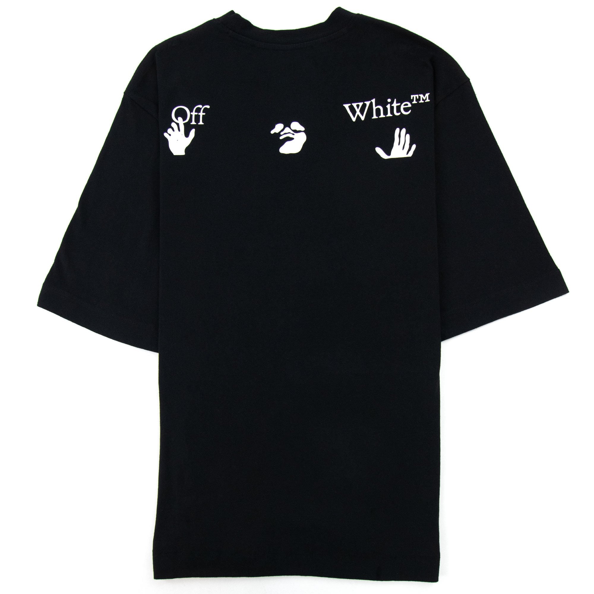 Off White Hand Logo S/s Skate T Shirt Black/white | ONU – Onu