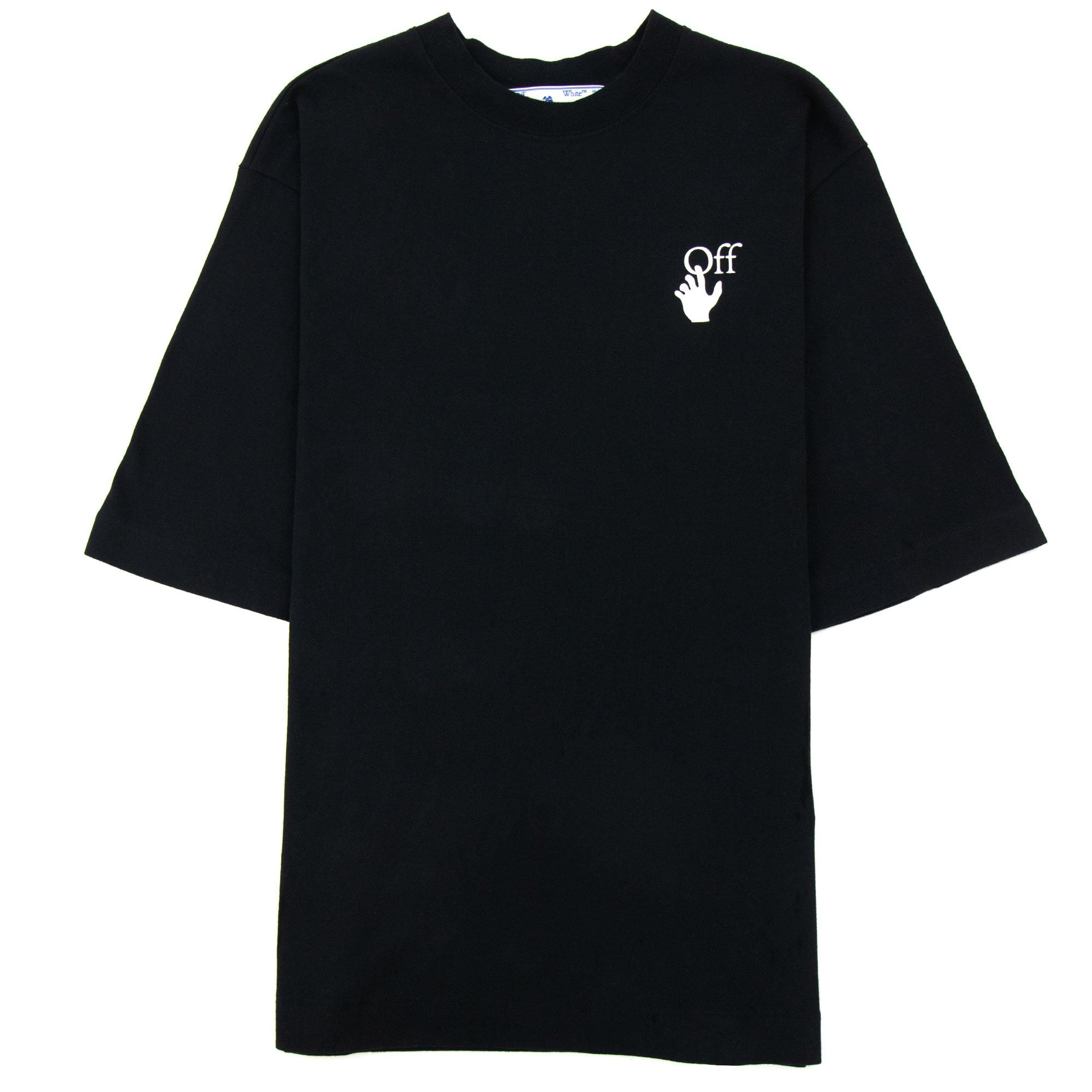 Off White Hand Logo S/s Skate T Shirt Black/white