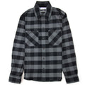 Off White Arrow Flannel Shirt Grey