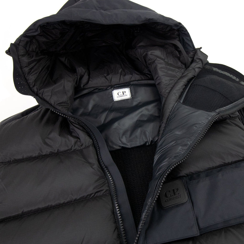 Cp Company Metropolis Series Lambswool/nyl Jacket Black 999