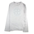 Stone Island Junior 21154 Compass L/s T Shirt Grey V1064
