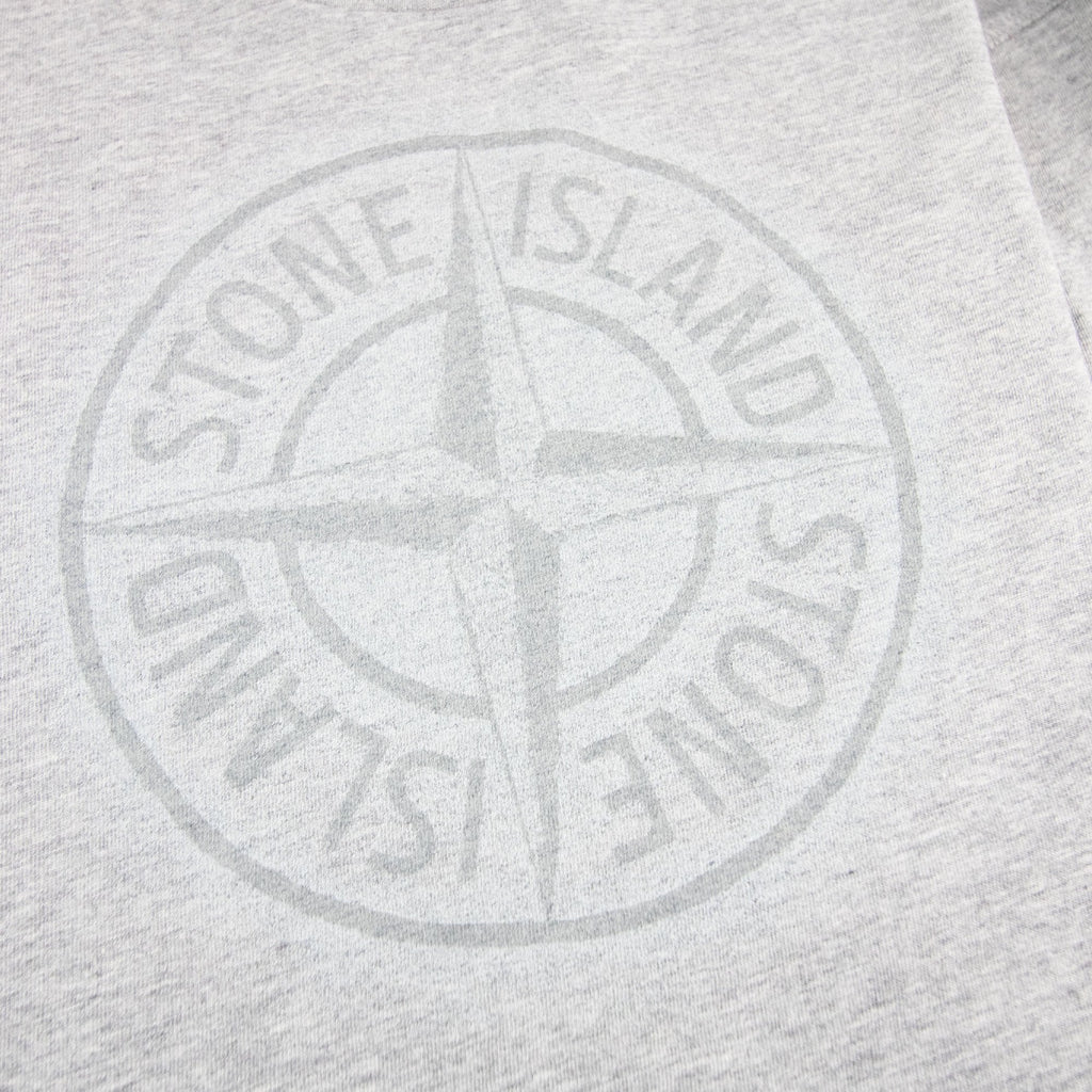 Stone Island Junior 21154 Compass L/s T Shirt Grey V1064