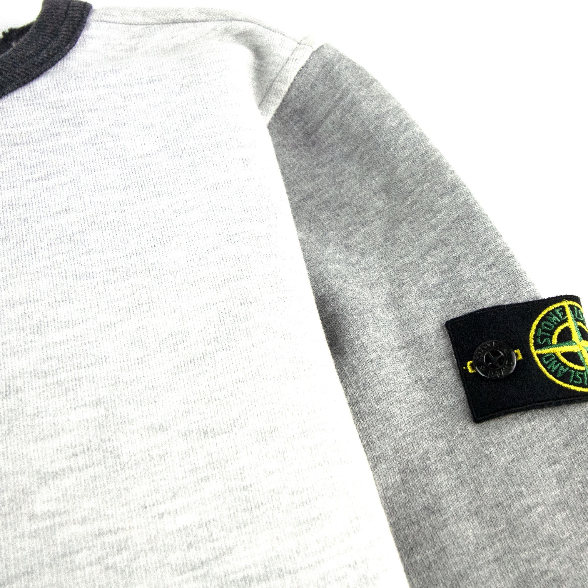 Stone Island Junior 61338 Crewneck Sweatshirt Grey V1063