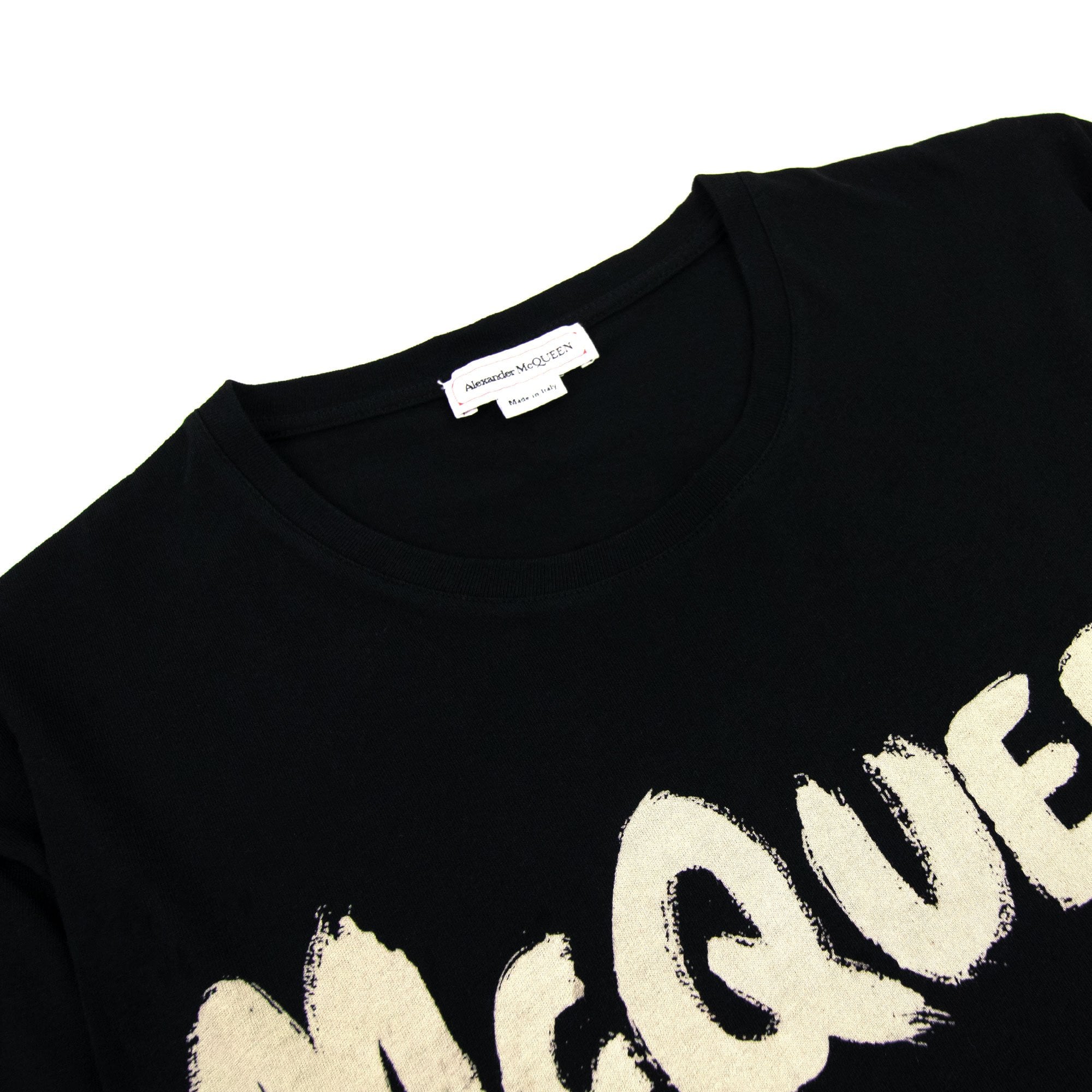 Mcq By Alexander Mcqueen Graffiti T-shirt Black