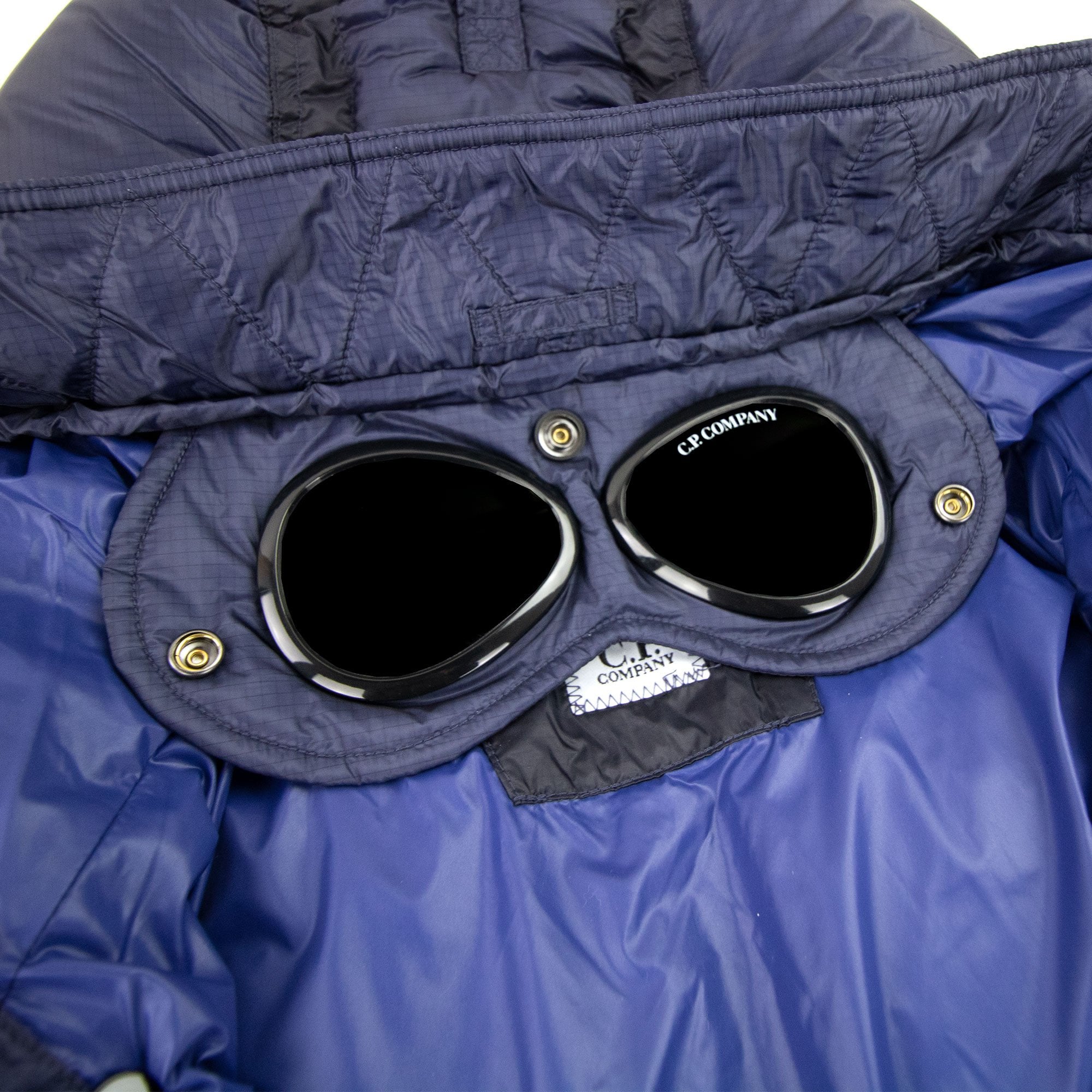 Dd Shell Utility Goggle Jacket Blue 878