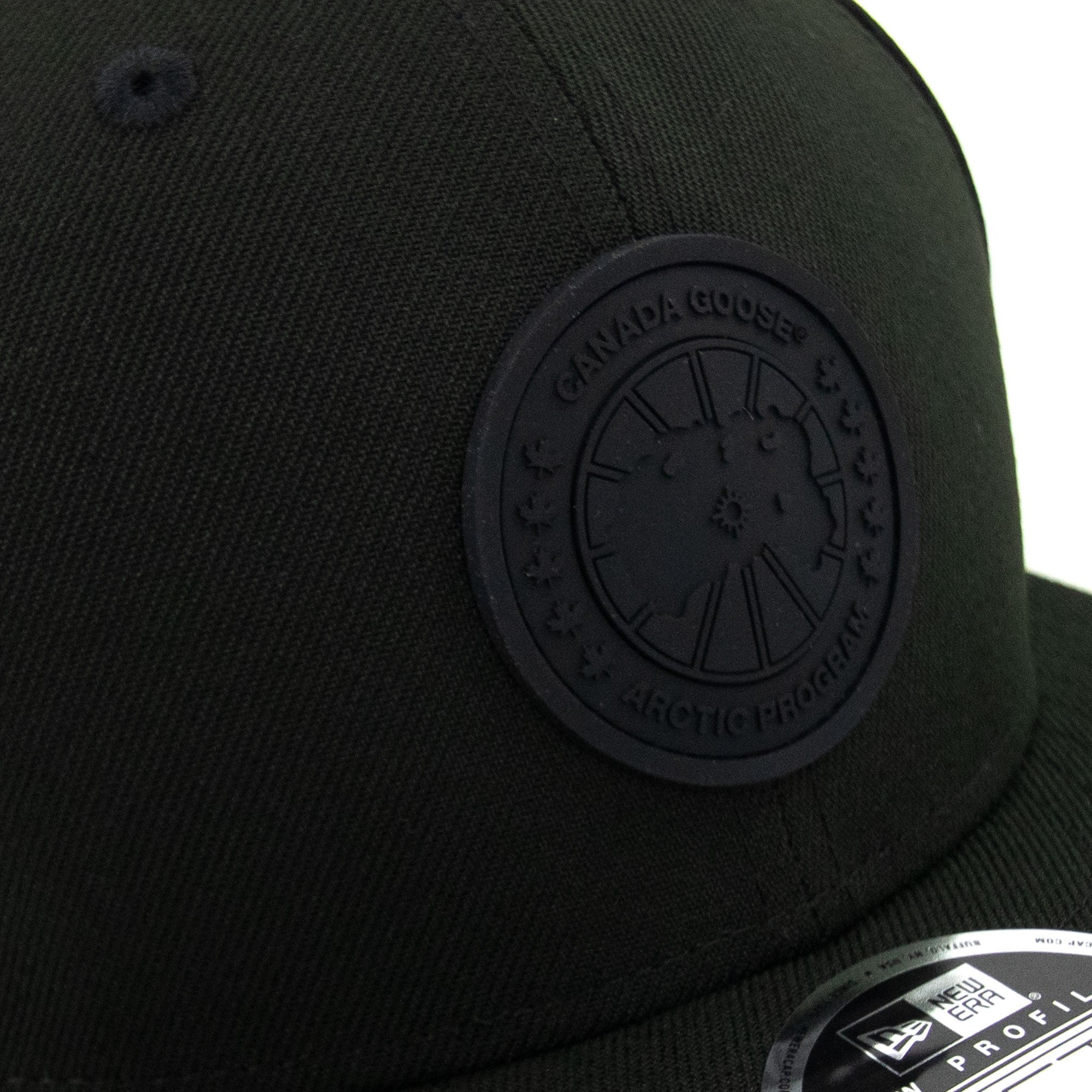 Canada Goose Arctic Disk Snapback Cap Black