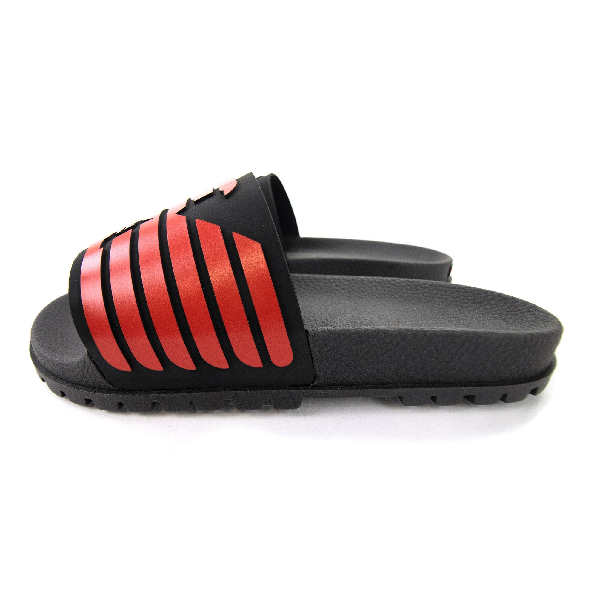 Emporio Armani GA Eagle Logo Rubber Sliders Black/red
