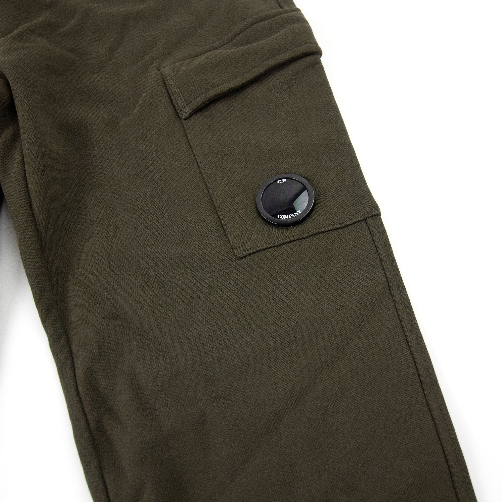 Cp Company Diagonal Raised Fleece Lens Sweat Pant Khaki 922