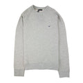 Emporio Armani Eagle Logo Light Fleece Sweatshirt Grey Marl