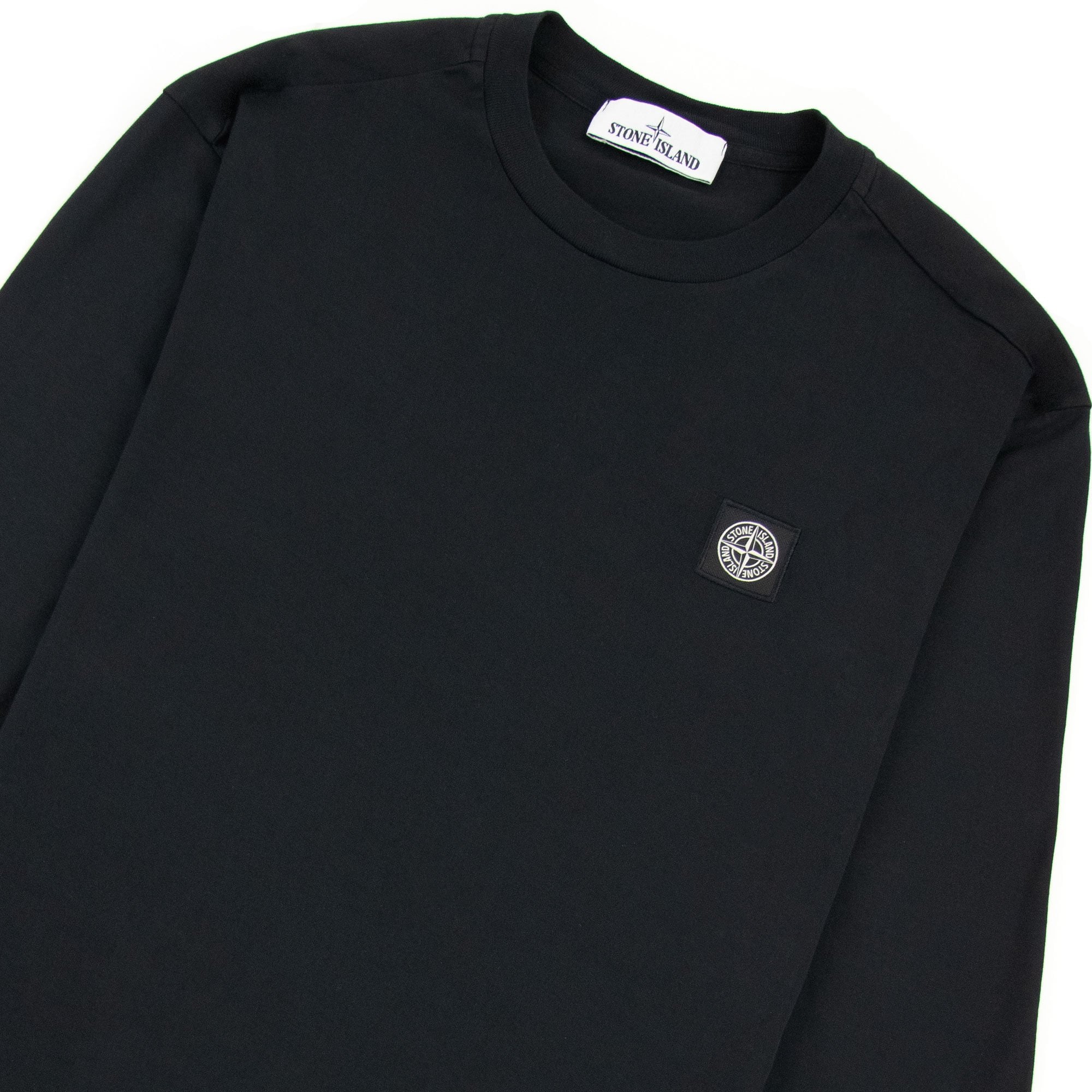 Stone Island Ls T/s Patch Black V0029