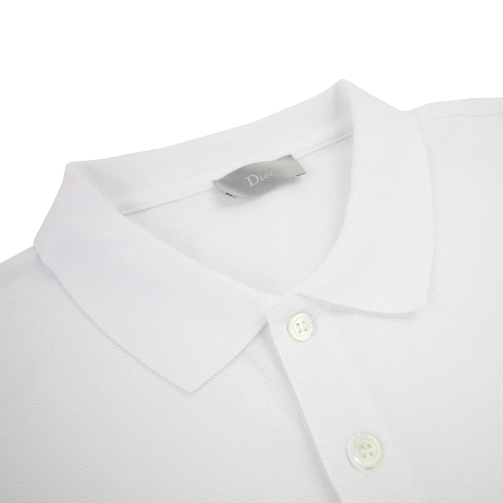 Christian Dior Dior Chest Logo Polo S/s White