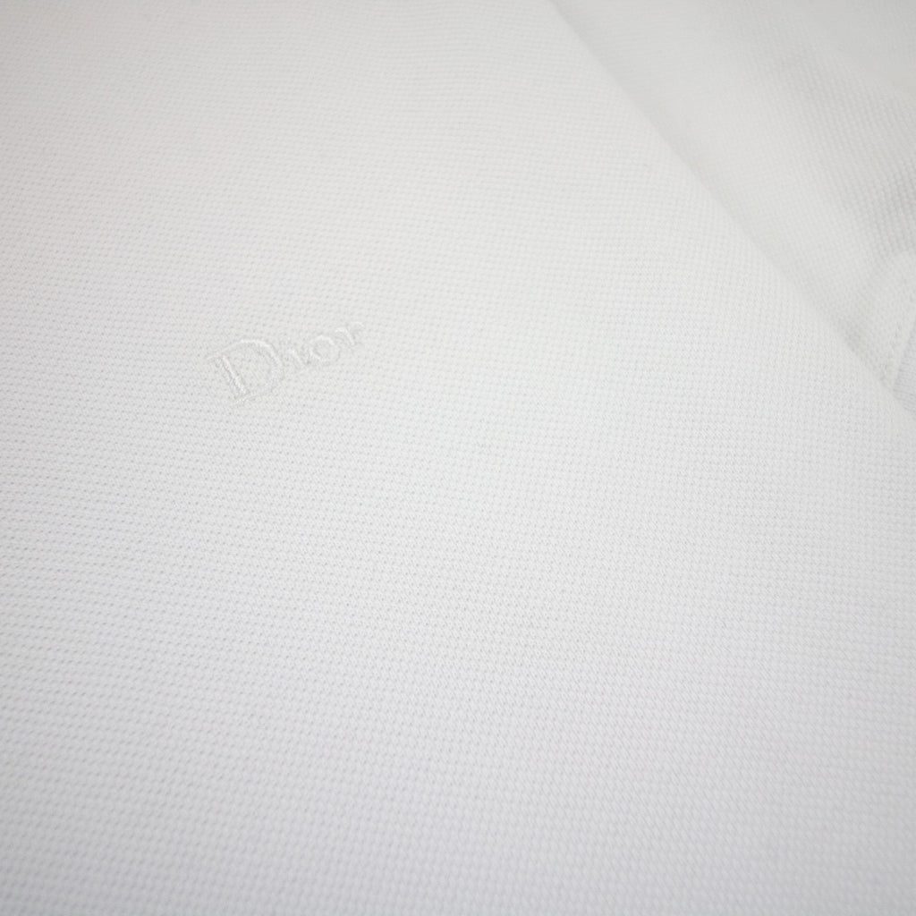 Christian Dior Dior Chest Logo Polo S/s White