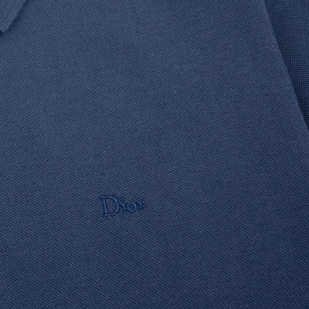 Christian Dior Dior Chest Logo Polo S/s Navy