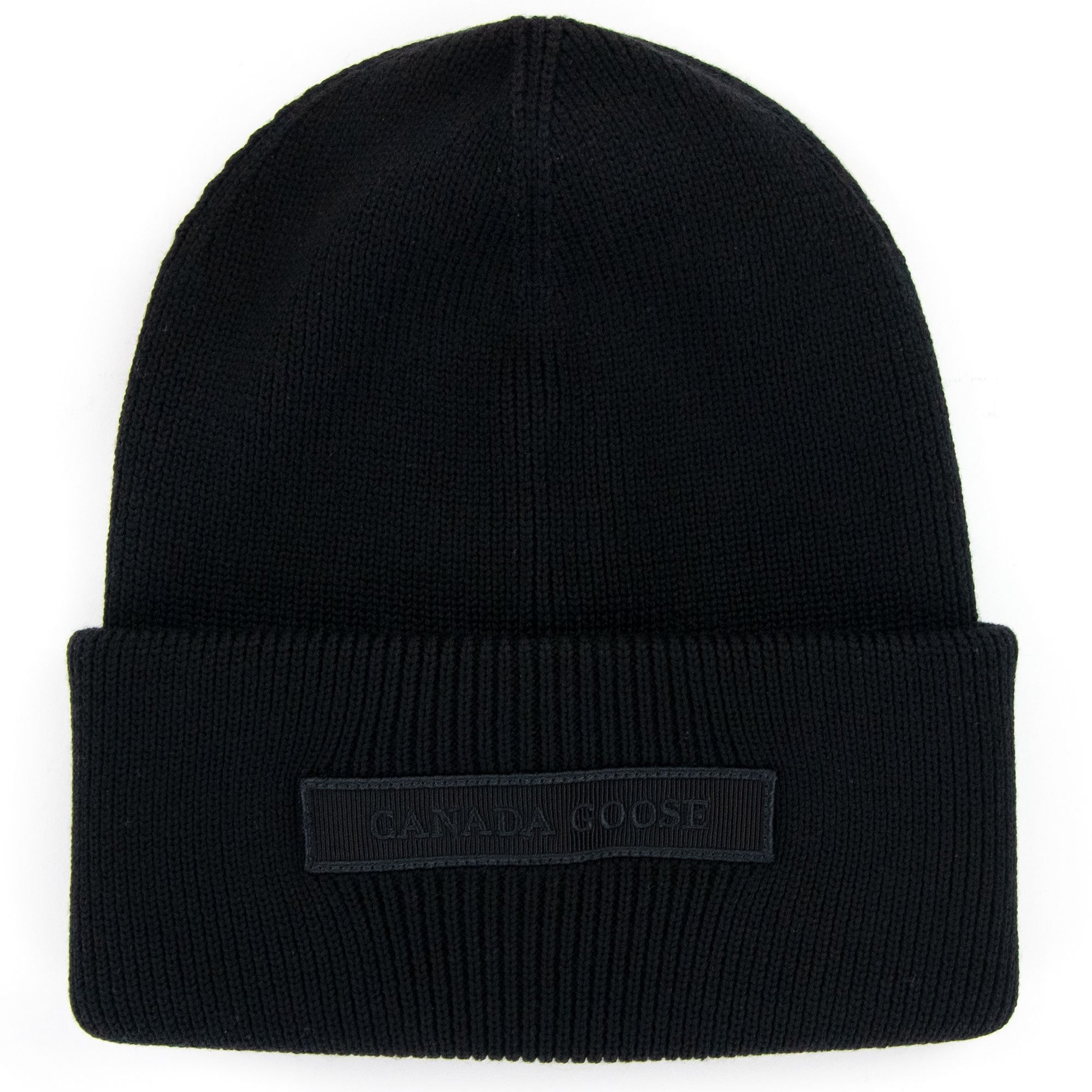 Canada Goose Tonal Emblem Beanie Black