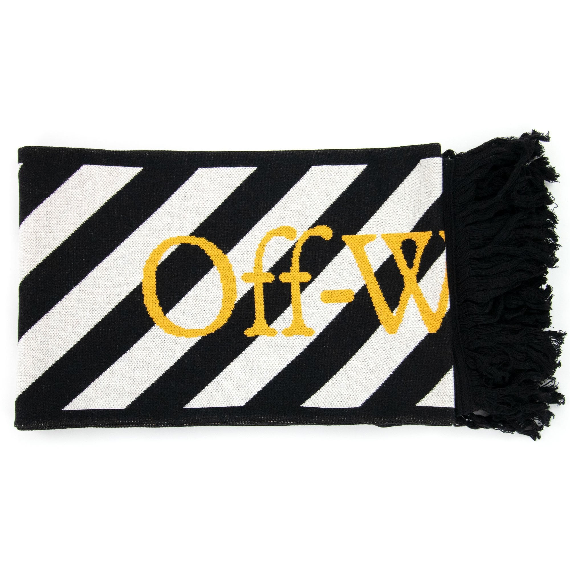 Off White Arrows Scarf Black/Orange