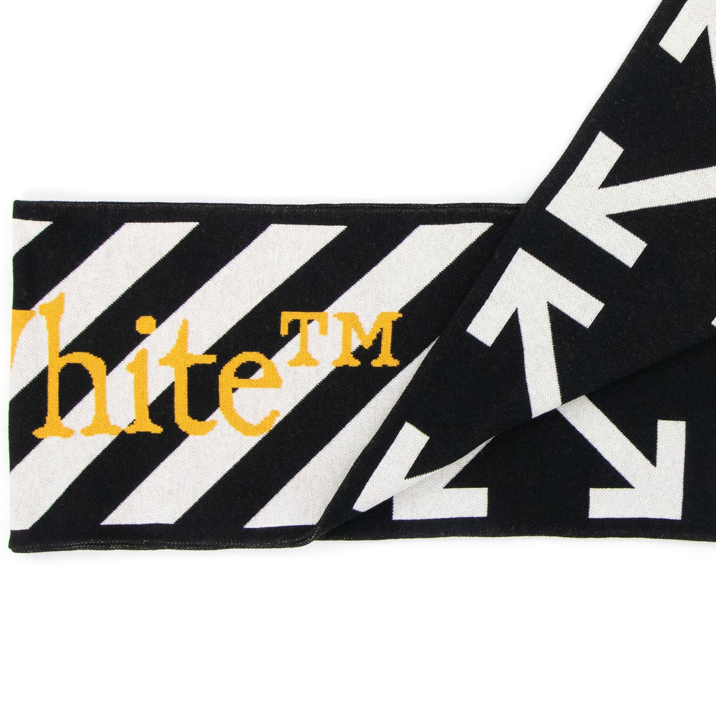 Off White Arrows Scarf Black/Orange
