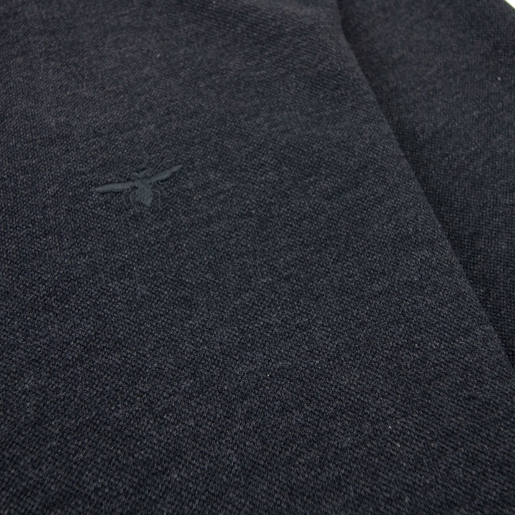 Christian Dior Bee Embroidery L/s Polo Dark Grey