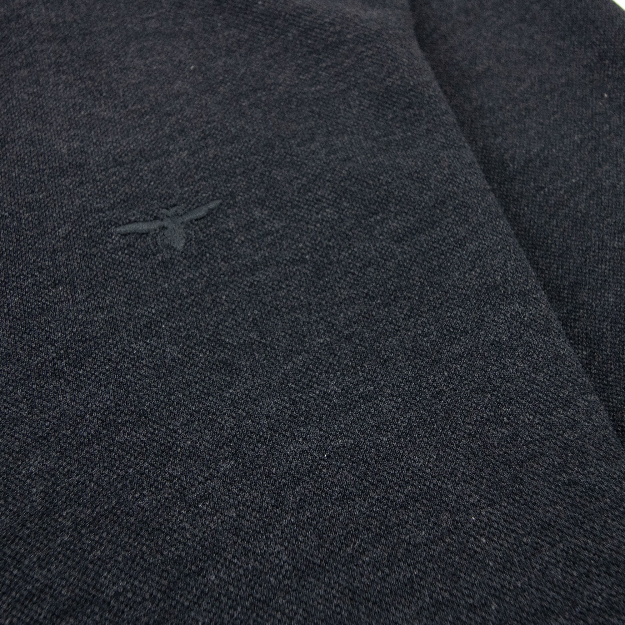 Christian Dior Bee Embroidery L/s Polo Dark Grey