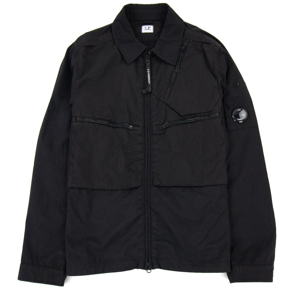 Cp Company Taylon P Mixed Overshirt Black 999