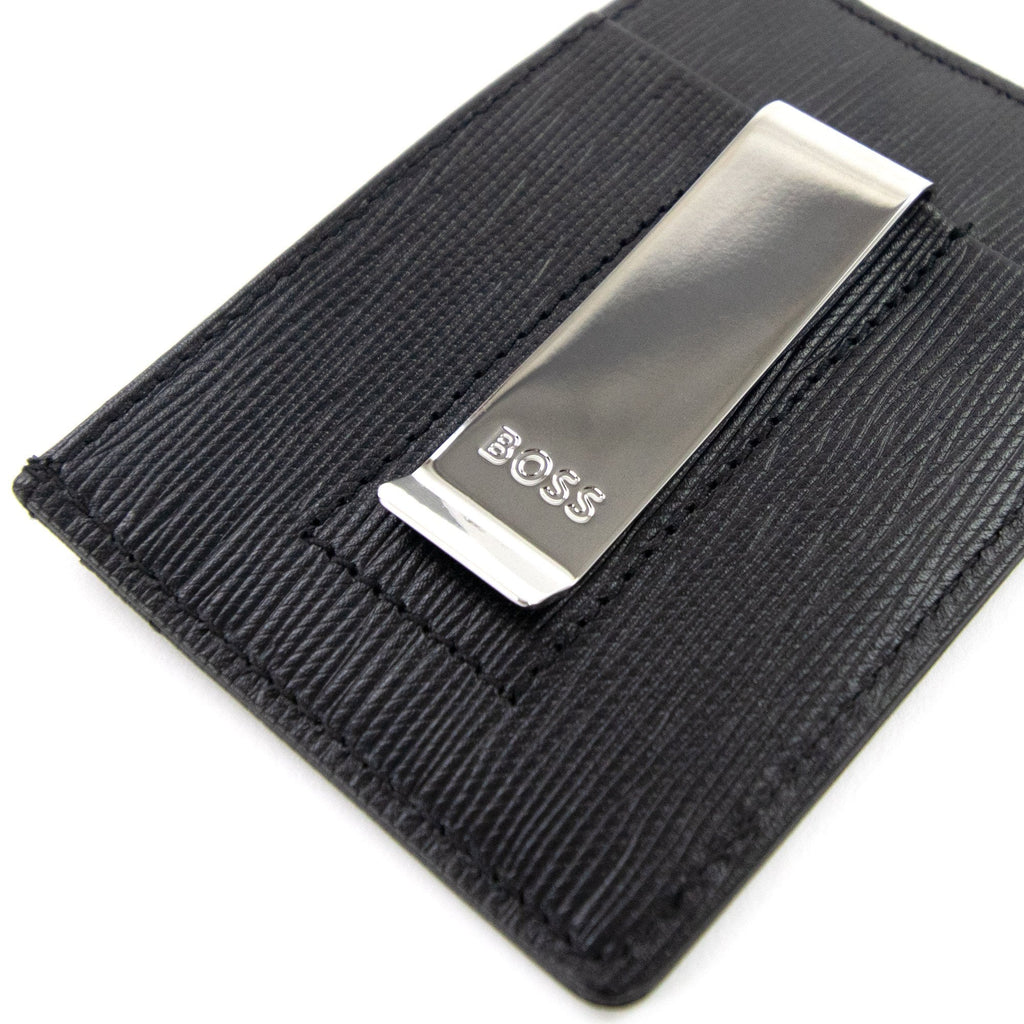 Hugo Boss Gallery A Leather Card Holder Black 001