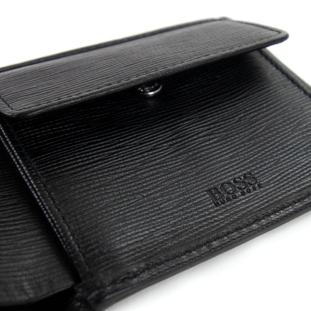 Hugo Boss Gallery A Plate Logo Wallet Black 001
