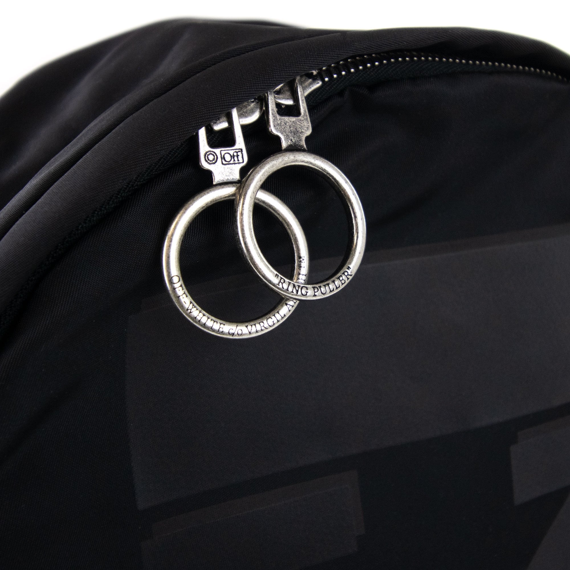 Off White Rubber Arrows Backpack Black/black
