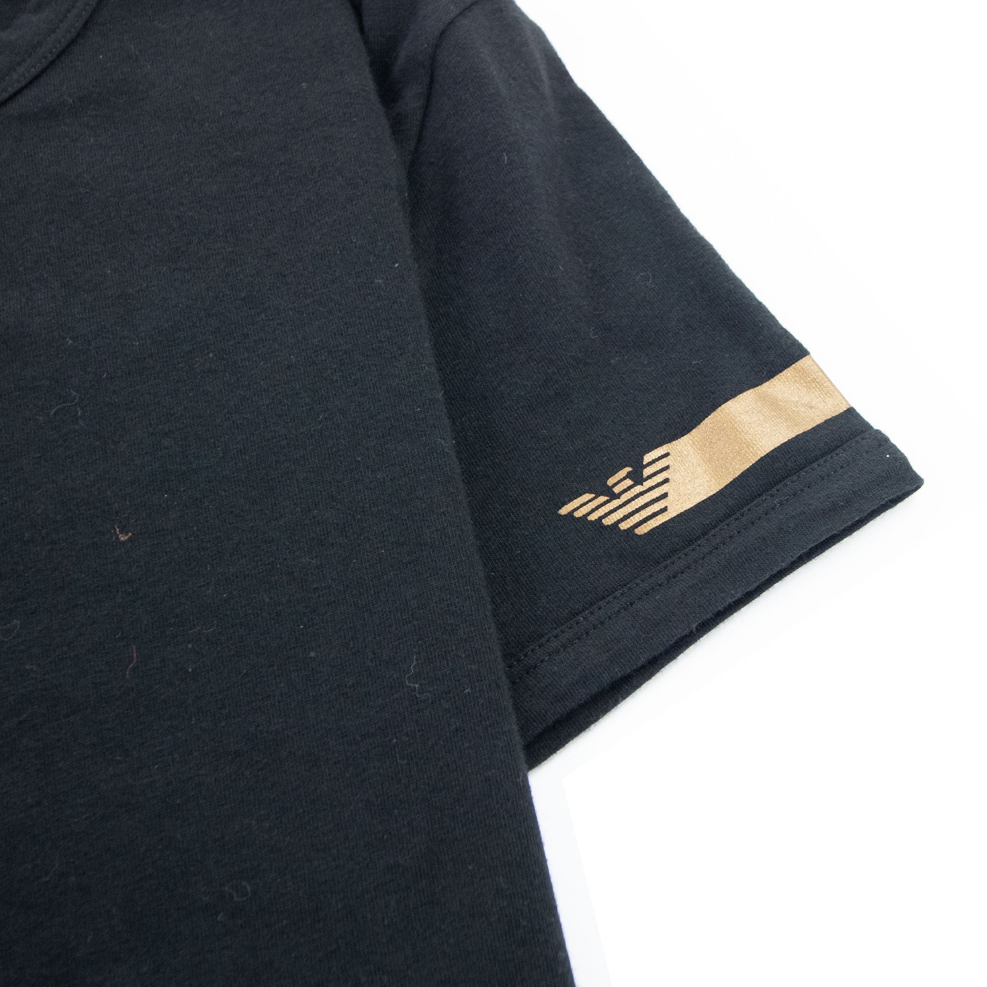 Emporio Armani Arm Tape Logo S/s T Shirt Black